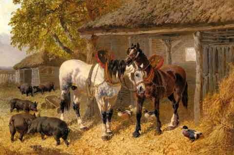 Herring Jnr John Frederick The Farmyard2 A4 Photo Print