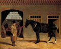 Herring Sr John Frederick A Cart Horse And Driver Outside A Stable A4 Photo Print