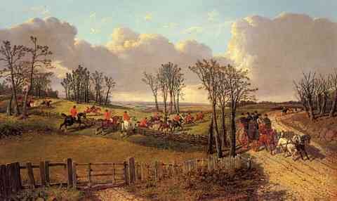 Herring Sr John Frederick A Hunting Scene With A Coach And Four On The Open Road A4 Photo Print