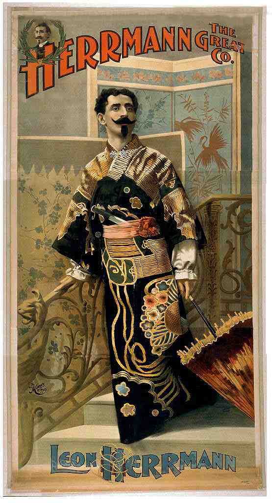 Herrmann 4 Magic Magician Vintage A4 Photo Print