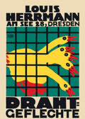 Herrmann Chicken Grid Vintage Retro Advert Poster A4 Photo Print