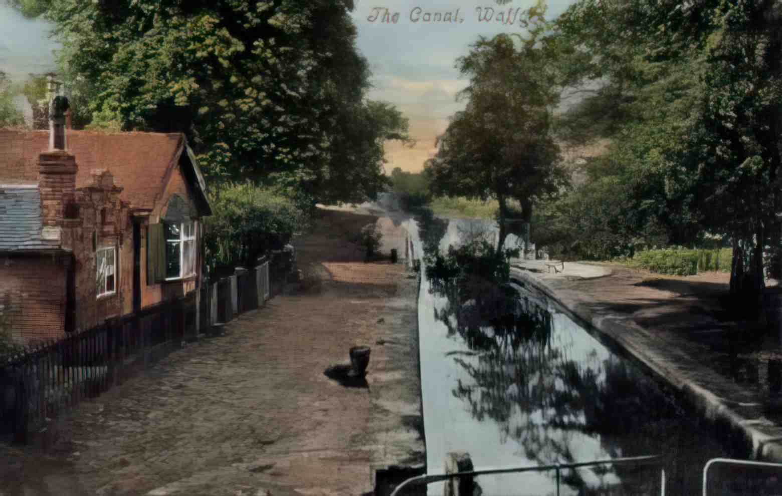 Hertfordshire Watford Canal Vintage A4 Photo Print