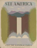 Herzog Harry Poster c1938 See America National Parks A4 Photo Print
