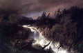 Herzog Herman Mountain Landscape And Waterfall A4 Photo Print