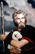Heston Charlton Ten Commandments The 10 film star poster A4 Photo Print