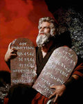 Heston Charlton Ten Commandments The 5 film star poster A4 Photo Print