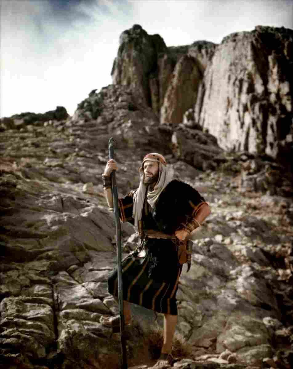 Heston Charlton Ten Commandments The 7 film star poster A4 Photo Print