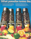 Heublein Cocktails Paradise Vintage Retro Advert Poster A4 Photo Print