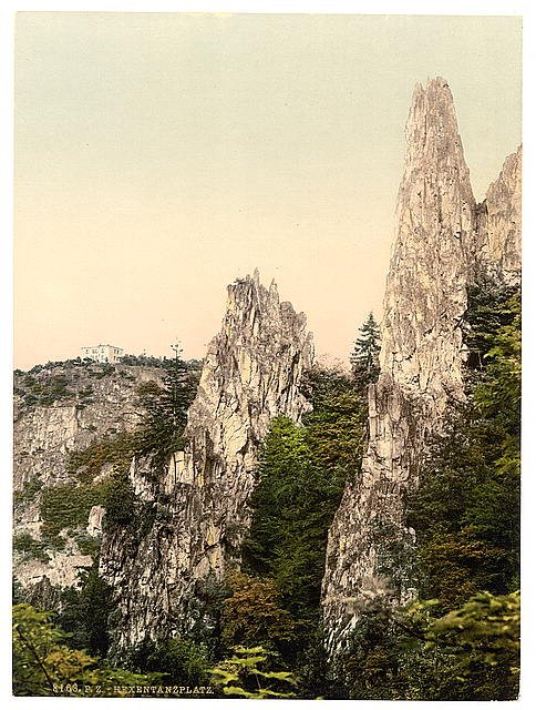 Hexentanzplatz Bodenthal Hartz Vintage A4 Photo Print