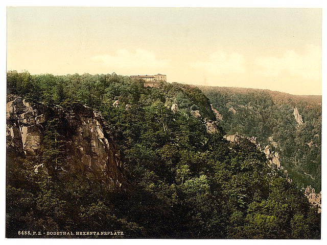 Hexentanzplatz Bodethal Hartz Vintage A4 Photo Print