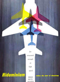 Hiduminium Airplane Strength Vintage Retro Advert Poster A4 Photo Print