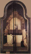 Hieronymus Bosch Adoration Of The Magi Closed A4 Photo Print