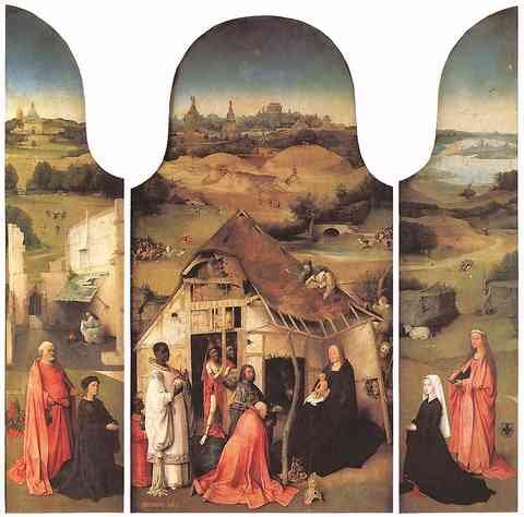 Hieronymus Bosch Adoration Of The Magi1 A4 Photo Print