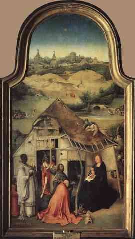 Hieronymus Bosch Adoration Of The Magi2 A4 Photo Print
