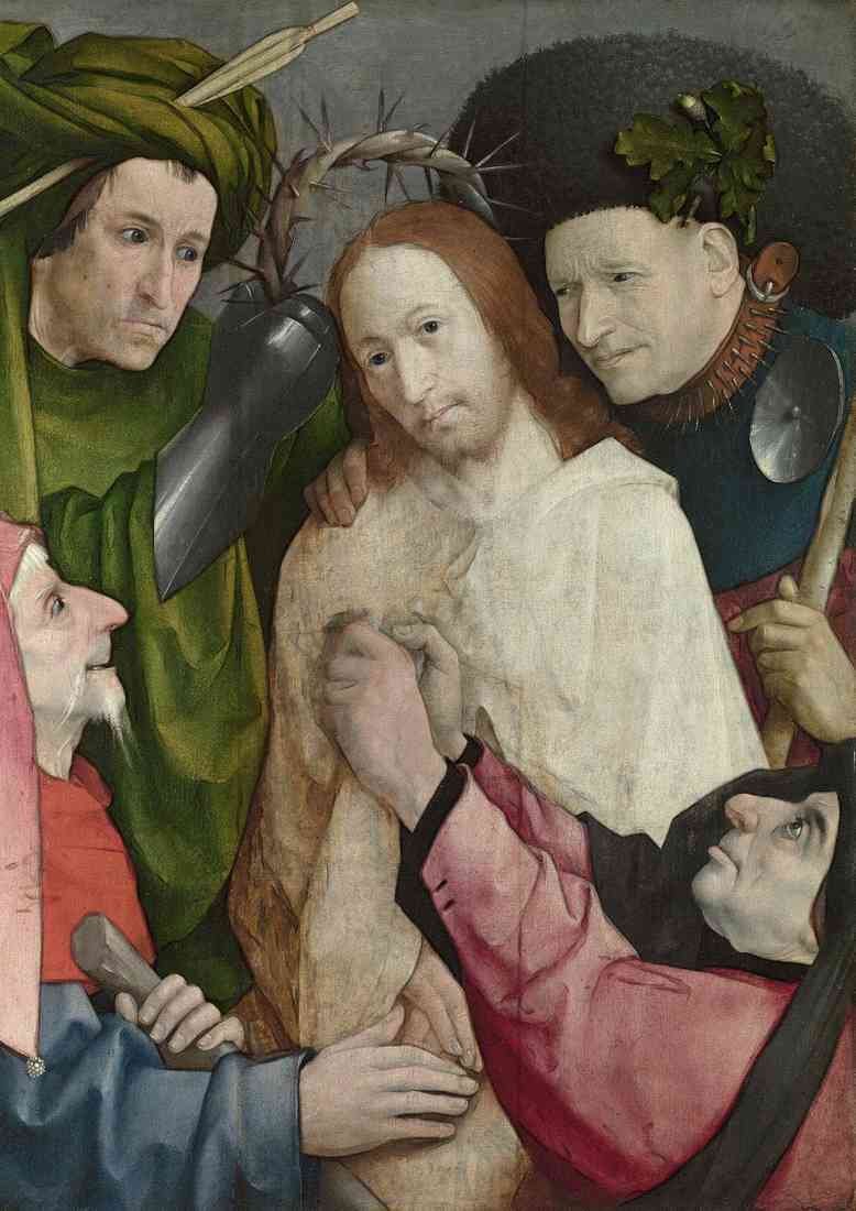 Hieronymus Bosch Christ Mocked The Crowning with Thorns draw A4 Photo Print