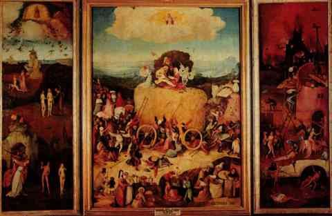Hieronymus Bosch Haywain A4 Photo Print