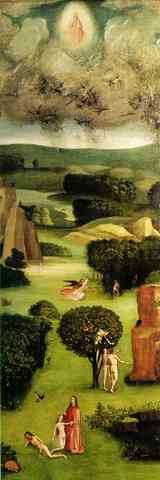 Hieronymus Bosch Last Judgement Left Wing Of The Triptych A4 Photo Print