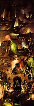 Hieronymus Bosch Last Judgement Right Wing Of The Triptych A4 Photo Print
