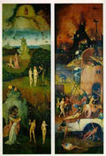 Hieronymus Bosch Paradise And Hell Left And Right Panels Of A Triptych A4 Photo Print