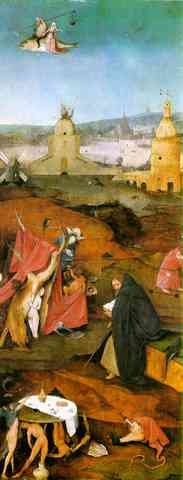 Hieronymus Bosch Temptation Of St Anthony Right Wing Of The Triptych A4 Photo Print