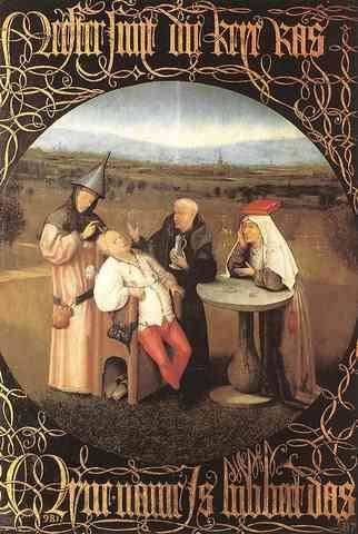 Hieronymus Bosch The Cure Of Folly A4 Photo Print