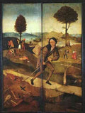 Hieronymus Bosch The Path Of Life Outer Wings Of A Triptych A4 Photo Print