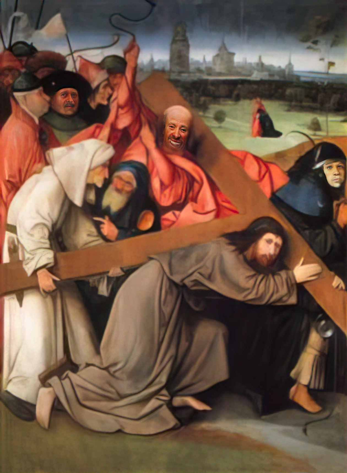 Hieronymus Bosch christ carrying the cross 1 Art A4 Photo Print