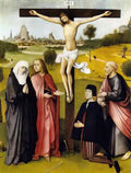 Hieronymus Bosch crucifixion with a donor 1485 Art A4 Photo Print