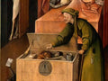 Hieronymus Bosch death and the miser Art A4 Photo Print
