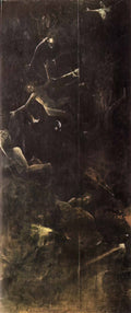 Hieronymus Bosch hell fall of the damned 1504 Art A4 Photo Print