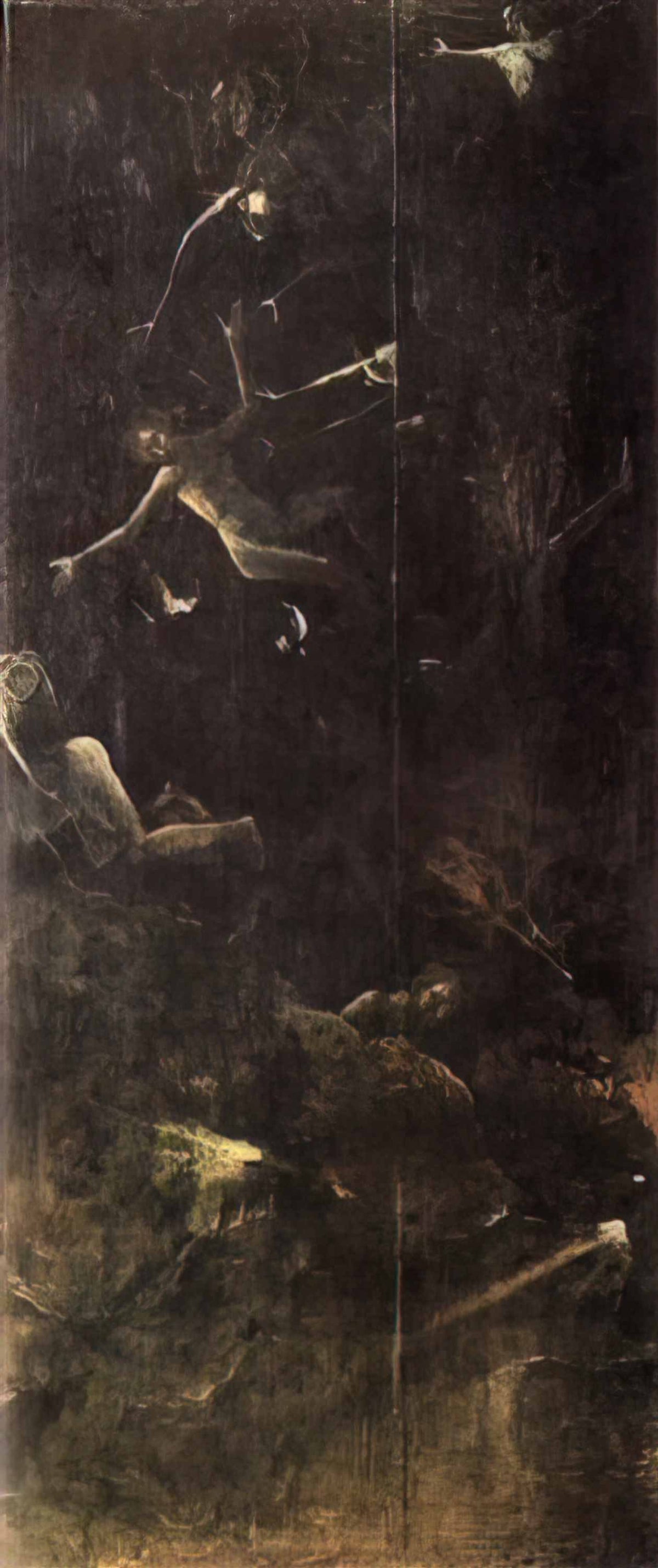 Hieronymus Bosch hell fall of the damned 1504 Art A4 Photo Print