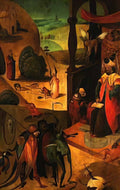 Hieronymus Bosch st jacob and the magician Art A4 Photo Print