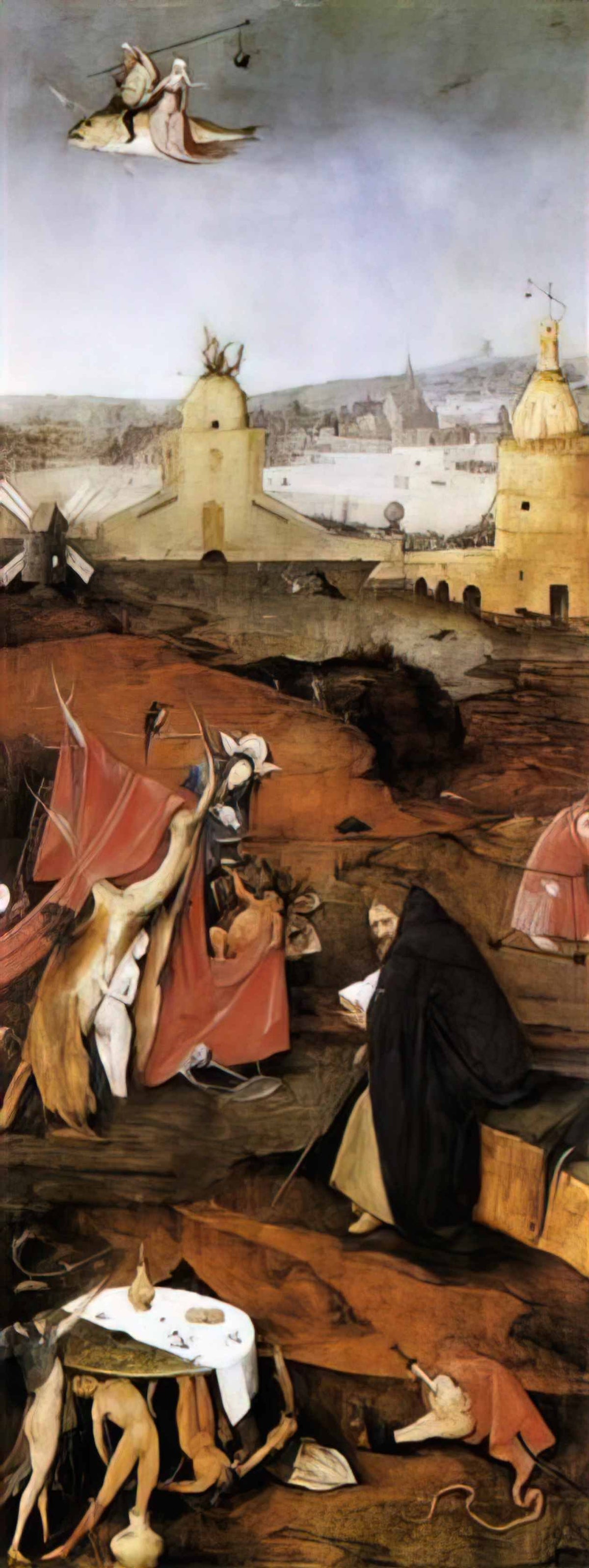 Hieronymus Bosch triptych of temptation of st anthony 1506 2 Art A4 Photo Print