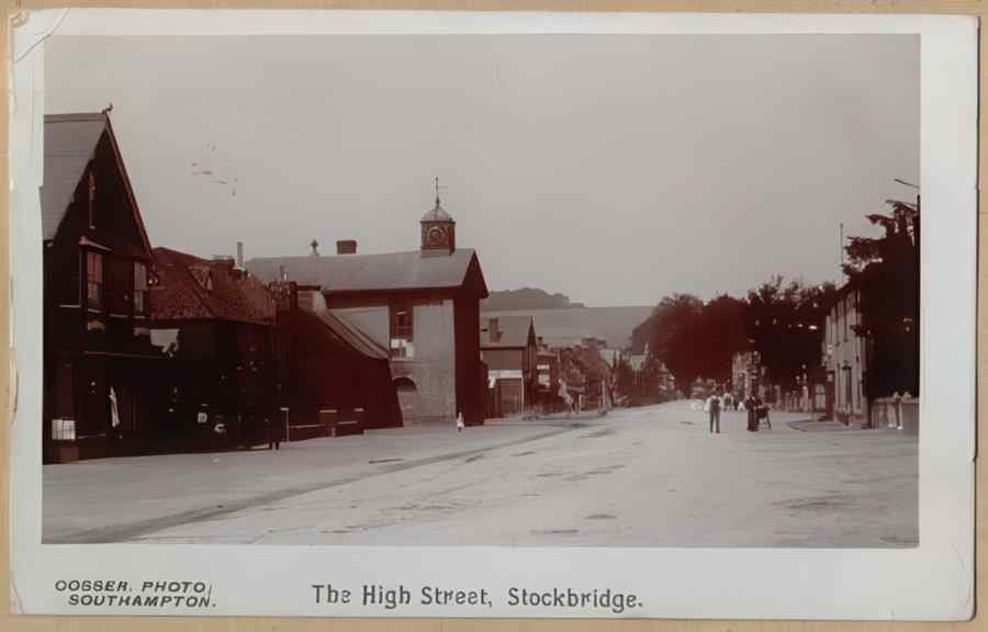 High Street Road Uk 11712 Vintage A4 Photo Print