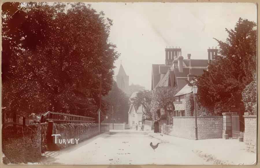 High Street Road Uk 12841 Vintage A4 Photo Print