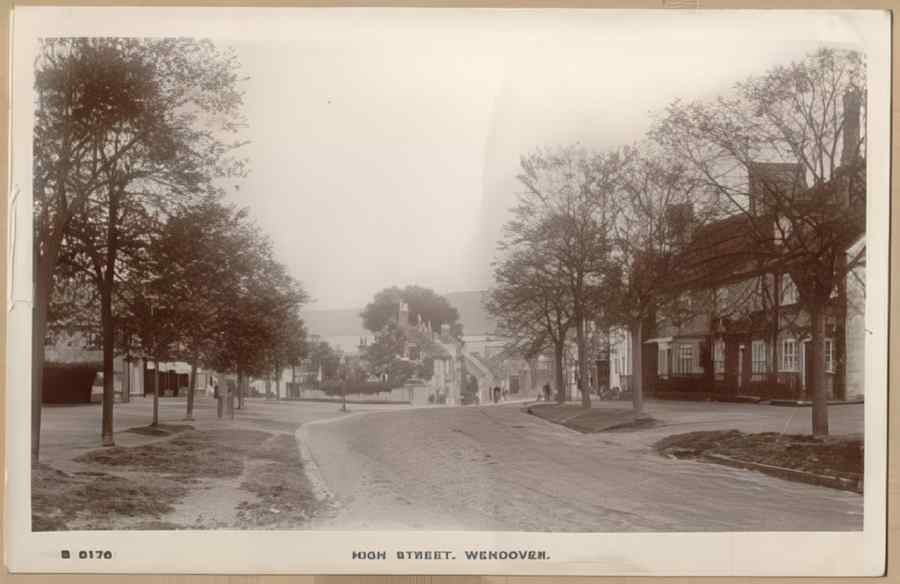 High Street Road Uk 14499 Vintage A4 Photo Print