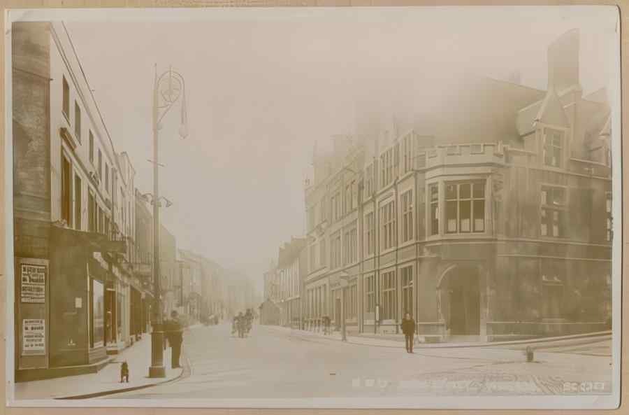 High Street Road Uk Ebk11765 Vintage A4 Photo Print