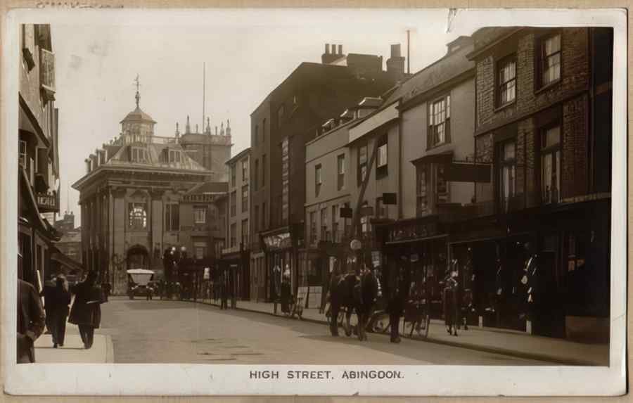 High Street Road Uk Ebk13229 Vintage A4 Photo Print