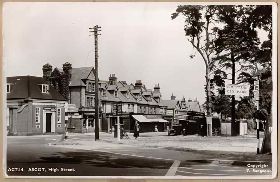 High Street Road Uk Ebk13234 Vintage A4 Photo Print