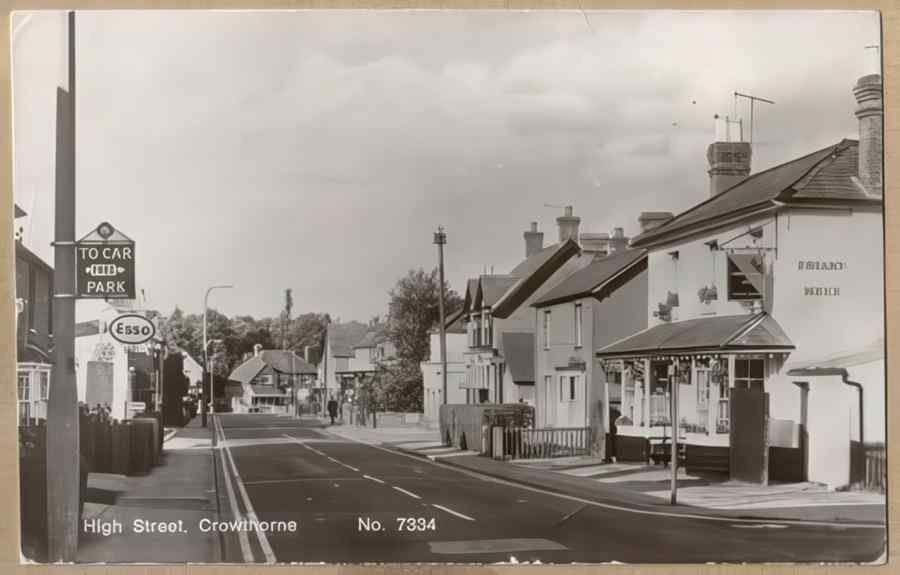 High Street Road Uk Ebk13900 Vintage A4 Photo Print