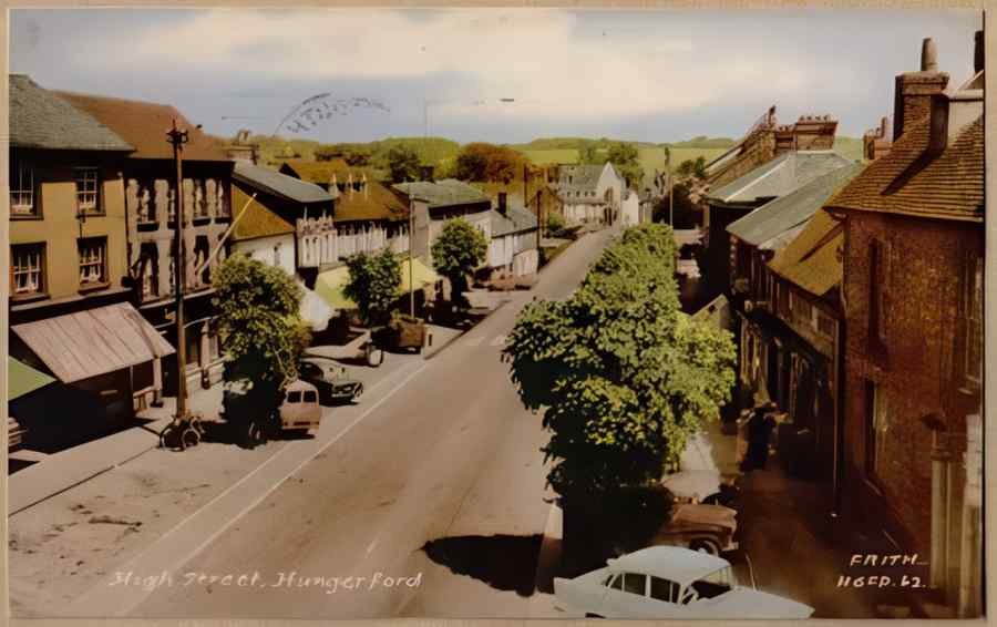 High Street Road Uk Ebk18346 Vintage A4 Photo Print