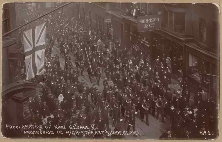 High Street Road Uk Edu12481 Vintage A4 Photo Print