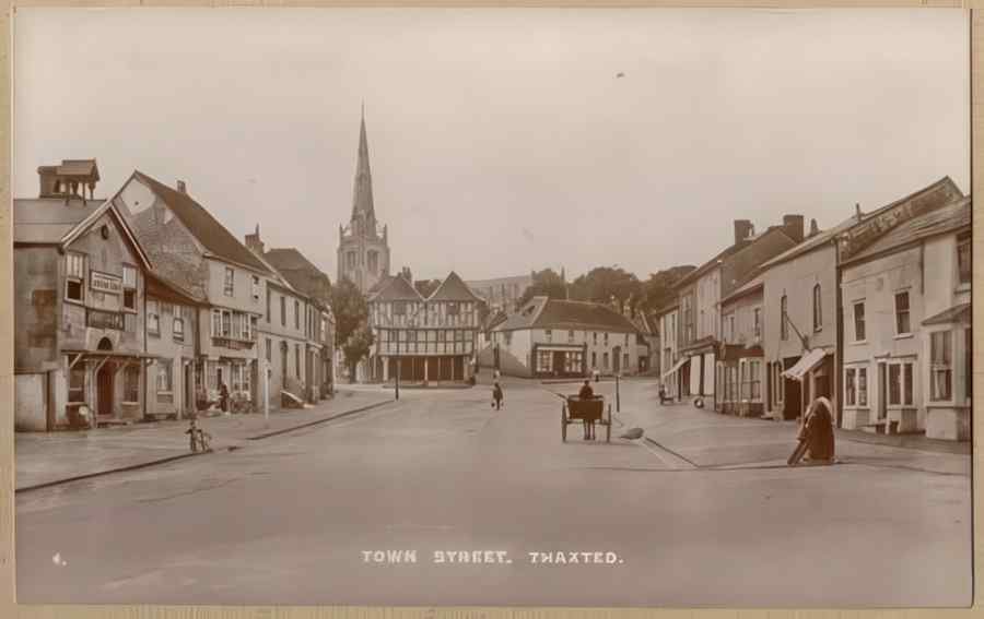 High Street Road Uk Ees11659 Vintage A4 Photo Print