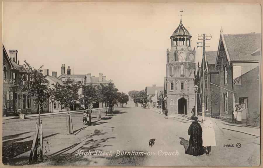 High Street Road Uk Ees16993 Vintage A4 Photo Print