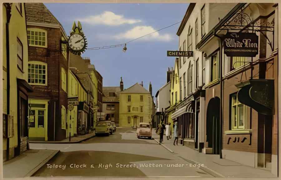 High Street Road Uk Egl18167 Vintage A4 Photo Print