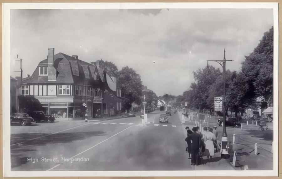 High Street Road Uk Ehe13636 Vintage A4 Photo Print