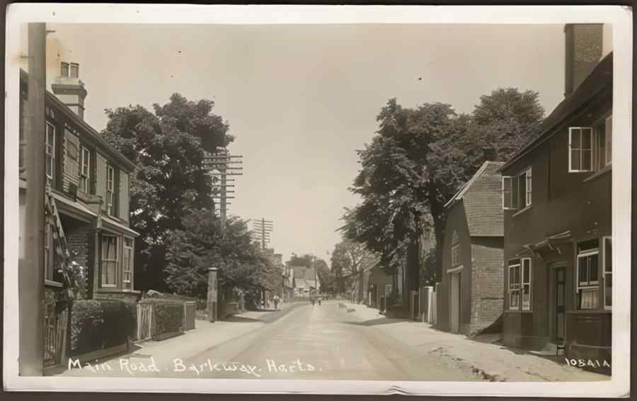 High Street Road Uk Ehez0016 Vintage A4 Photo Print