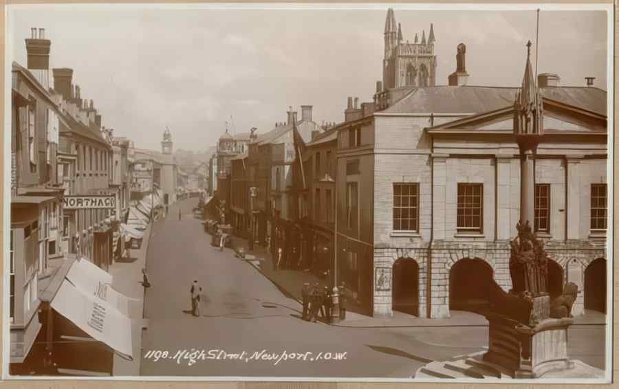 High Street Road Uk Eiw13732 Vintage A4 Photo Print