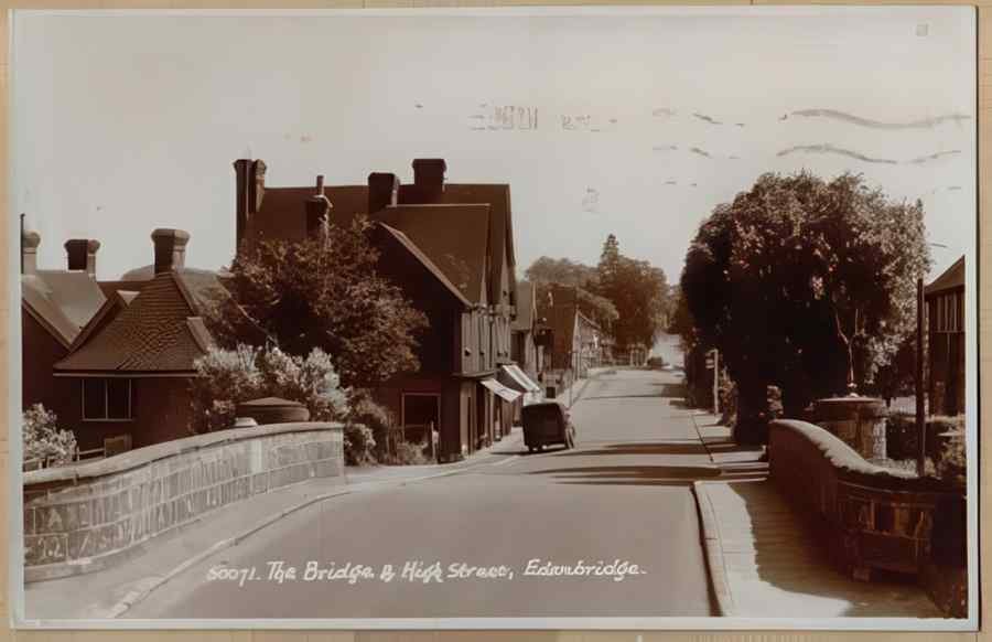 High Street Road Uk Eke15324 Vintage A4 Photo Print