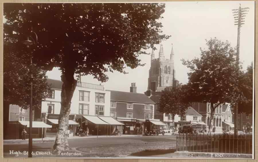 High Street Road Uk Eke15336 Vintage A4 Photo Print